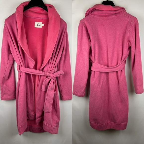 UGG Intimates & Sleepwear Ugg Fleece Robe Hot Pink Size Xs Wasit